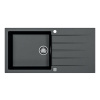 Alveus CADIT 50 kuchynský granitový drez so sifónom 100x50 - G- 91 Black 1140598