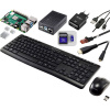 TRU COMPONENTS Pro Set Raspberry Pi® 5 B+ 2 GB 2.4 GHz vr. napájacieho zdroja, vr. púzdra, vr. chladiaceho telesa, vr. HDMI ™ kábla, vr. klávesnica, vr. myši