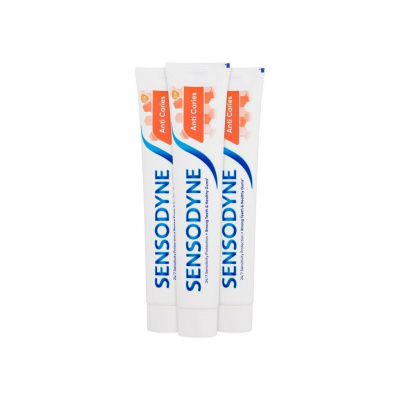 Sensodyne Anti Caries zubná pasta proti zubnému kazu 3 x 75ml