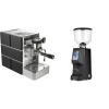 Stone Espresso Mine Black + Eureka Atom Specialty 65, black