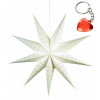 Vianočná dekorácia do okna HVIEZDA SOLVALLA 7003