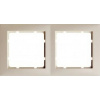 Hager Polo Double Berker Creamer Frame - 5310128982