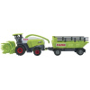 HM Studio Kombajn so zeleným prívesom 1:50