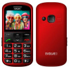 EVOLVEO EasyPhone XS, mobilní telefon pro seniory, červený