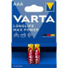 Batéria alkalická Varta Longlife Max Power AAA, LR03, blister 2ks (4703101412)