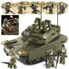 Izraelský tank MERKAVA MK. I/II 344dielov + 5 figúrok Armáda POHYB.DIELOV