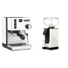 Rancilio Silvia E, biela + Eureka Mignon Perfetto, BL white