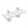 Villeroy & Boch Avento Dvojumývadlo nábytkové, 120x47 cm, s prepadom, 2 otvory na batériu, alpská biela 4A23CK01