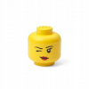 LEGO® úložná hlava mini whinky s vekom 10,2 x 10,2 x 12 cm