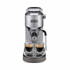 Pákový espresso kávovar DeLonghi Dedica Duo EC890.M 15 BAR strieborný