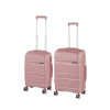 Súprava kufrov na kolieskach TraveLux Voyager V rose gold