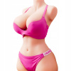 Umelý realistický trup sex doll masturbator s prsiami a análnou vagínou