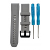 Silikonový řemínek Garmin QuickFit 20mm Farba: Šedá