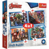 Puzzle Stateční Avengers 4v1