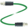 Pepperl+Fuchs V19SX-G-GN10M-PUR-E2S-V19X-G upravený zástrčkový konektor pre senzory - aktory, 70117739, piny: 8, 8, 10 m, 1 ks; 70117739