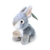 Rappa Plyšový králík šedý sedící16 cm ECO-FRIENDLY