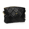 Čierna elegantná crossbody kabelka GROSSO 30x20x10 (Čierna elegantná crossbody kabelka GROSSO 30x20x10)