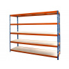 Trestles Policový regál 2000x2375x700, nosnosť 2250kg Farba: oranžová