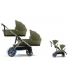CYBEX e-Gazelle S Lux + Gazelle S Cot S Twin Set moss green 2025
