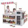 Viga Toys VIGA Drevený stánok Set Obchod Supermarket XXL