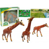 Import figurky Leantoys Giraffe Family + pozadí Afrika (5383)