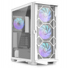 Zalman skříň Z10 Duo / ATX / 4x120 mm ARGB fan / 2xUSB 3.0 / USB-C / tvrzené sklo / bílá (Z10 DUO White)