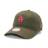 Dámská Kšiltovka New Era - MLB Contrast Stitch 9TWENTY - LA Dodgers - New Olive / Coral velikost One Size (56-59 cm)