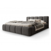 Wilsondo Manželská čalúnená posteľ s úložným priestorom Feros 19 140x200 - hnedá