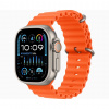 Apple Watch Ultra 2 49 mm titánové puzdro s oranžovým oceánskym remienkom MREH3CS/A