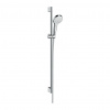 Hansgrohe Croma Select S, sprchová sada 1jet so sprchovou tyčou 90 cm, biela/chrómová, HAN-26574400