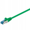 Patchcord Goobay S/FTP 6a RJ45 / RJ45 3 m zelený