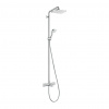 Hansgrohe Croma E, Showerpipe 280 1jet s vaňovým termostatom, chrómová, HAN-27687000