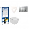 Ideal standard Cenově zvýhodněný závěsný WC set Geberit do lehkých stěn / předstěnová montáž+ WC Tesi 111.355.00.5NE7