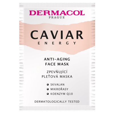 Dermacol Caviar Energy revitalizačná pleťová maska 2 x 8 ml