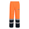 PORTWEST HI-VIS BIZFLAME RAIN FR410 / Nehorľavé reflexné nohavice - HV oranžová L