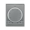 Termostat univerzální otočný - ovládací část, 3292E-A10101 36, ABB, Time®, Time® Arbo, ocelová (ABB, Time®, Time® Arbo, ocelová)