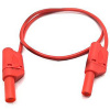Mueller Electric 22.421-.50M-2 merací kábel [banánikova zástrčka 4 mm - banánikova zástrčka 4 mm] 0.5 m červená 1 ks; 22.421-.50M-2