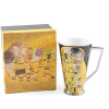 Home Elements Hrnček 500 ml, Klimt, Bozk čierny