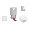 Grohe Uniset Set predstenovej inštalácie, klozetu a sedadla Subway 2.0, DirectFlush, SoftClose, CeramicPlus a tlačidla Skate Cosmo, chróm 38643SET-KI-GR