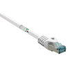 Renkforce RF-5047448 RJ45 sieťové káble, prepojovacie káble CAT 6A S/FTP 15.00 m biela s ochranou, samozhášavý 1 ks; RF-5047448