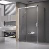 Ravak Matrix sprchovací kút 110x80 cm štvorcová hliníková lesklé/priehľadné sklo 0WLD4C00Z1