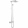 CERANO - Sprchový nástenný stĺp Elma - termostatická sprchová batéria - chróm CER-423607