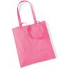 Westford Mill Nákupná taška WM101 True Pink 38 x 42 cm