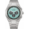 PÁNSKE HODINKY CITIZEN ECO-DRIVE SUPER TITANIUM CA4610-85M CHRONOGRAF TYRKYSOVÉ