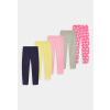 Legíny - Klasické legíny MRFI 116 (Friboo Girls 'Leggings Set 5pack 110/116 cm)