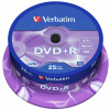 VERBATIM DVD+R 4,7GB/ 16x/ 25pack/ spindle