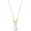 ANIA HAIE N043-03G Pearl Power Ladies Necklace, adjustable