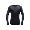 Pánske dvojvrstvové vlnené tričko Expedition Man Shirt black L