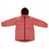 Dětská outdoorová bunda Ducksday Funky red Velikost: 122/128