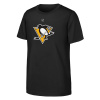 Outerstuff Dětské tričko Pittsburgh Penguins NHL Primary Logo Tee Veľkosť: Detské XL (13 - 15 rokov)